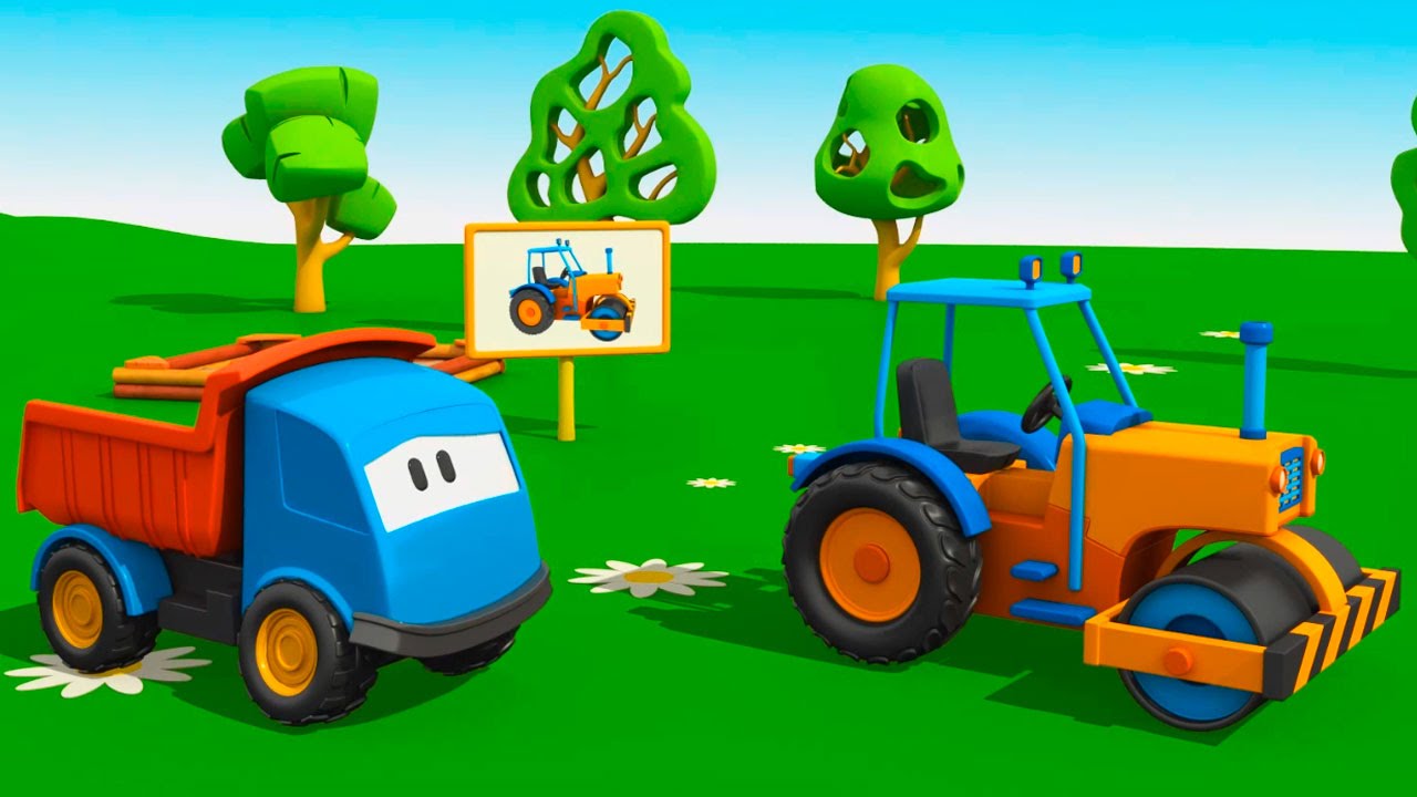 Multiki-dlya-malyshej-pro-mashinki-Gruzovichok-Leva-i-Katok-multfilm-konstruktor