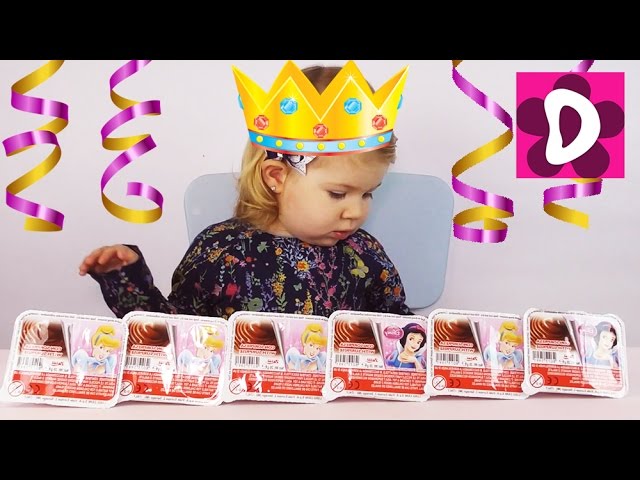 PRINTSESSY-DISNEJ-Kinder-Syurpriz-Orehovaya-Pasta-s-Syurprizom-Disney-Princess-surprise-toys-unboxing