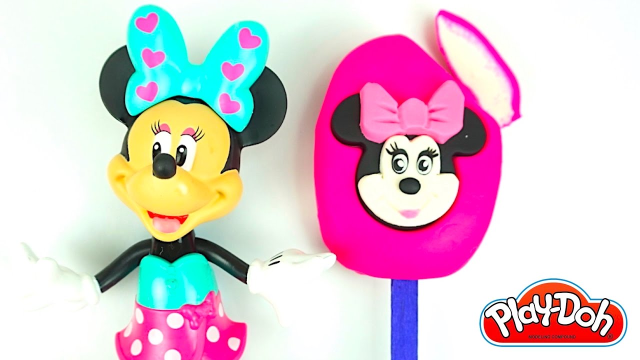 Plastilin-dlya-detei-.-Delaem-Morozhenoe-Minni-Maus-iz-plastilina-Plei-Do