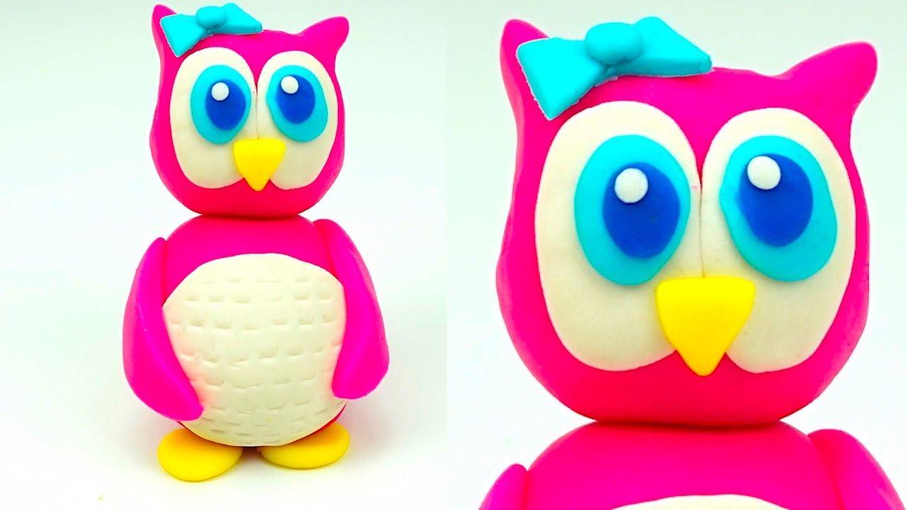 Plastilin-plei-do-delaem-Sovenka.-Plastilin-dlya-detei-.-Igrushkin-TV