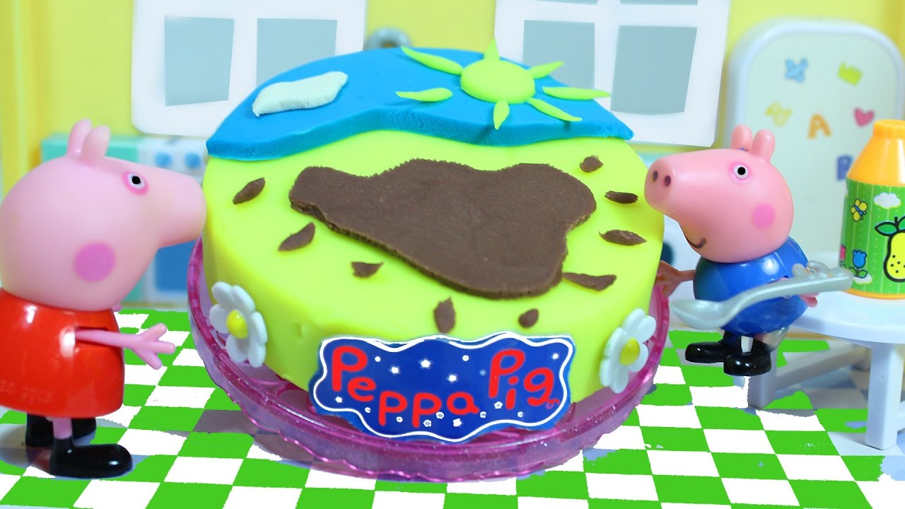 Svinka-Peppa-i-Dzhordzh-SLEPILI-NEOBYCHNYJ-TORT.-Multik-iz-igrushek