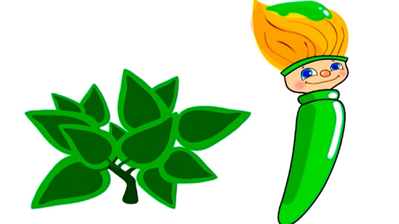 Uchim-tsveta-s-malyshom-multik-Kistochka-Petti-ZELENYJ-tsvet