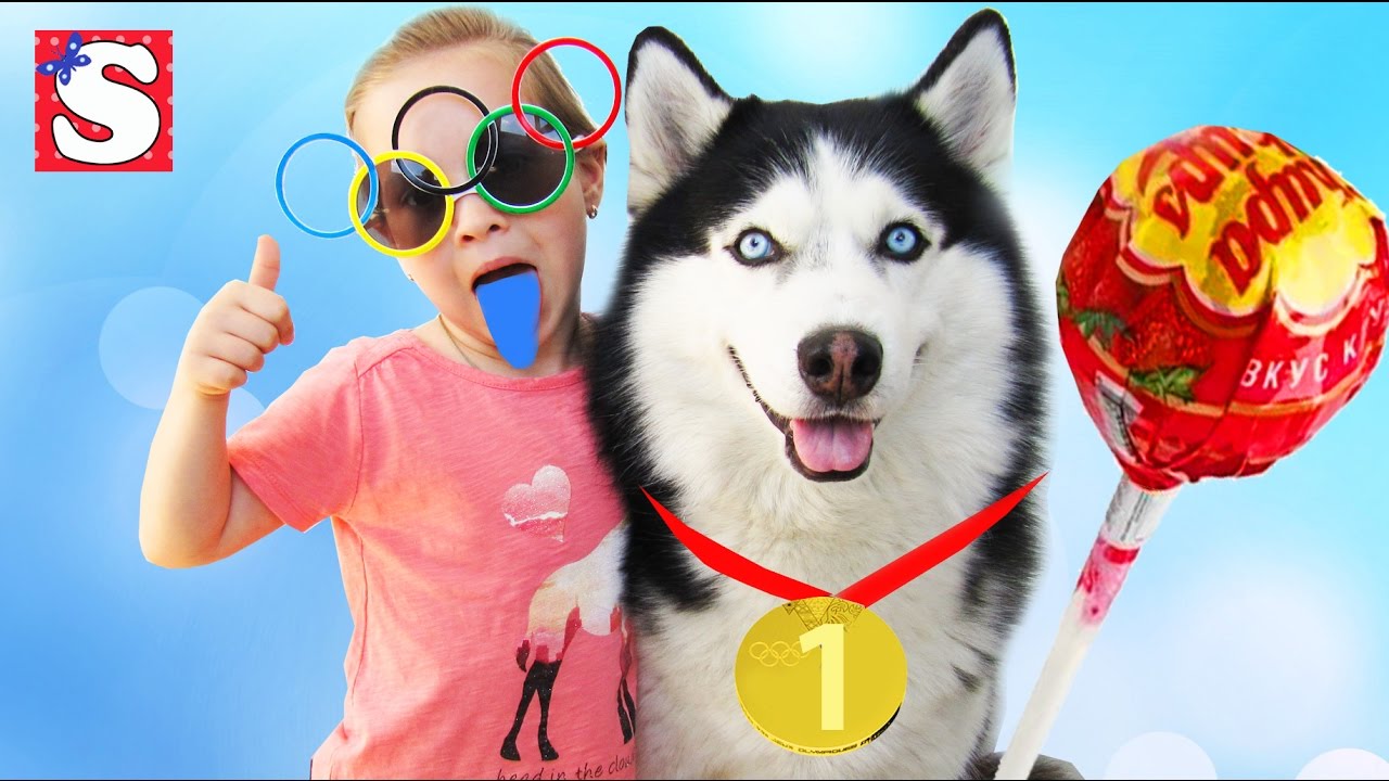 CHELLENDZH-gimnastika-Mnogo-konfet-Video-dlya-detej-Fantastic-gymnastics-Candy-Challenge-for-kids-Toys