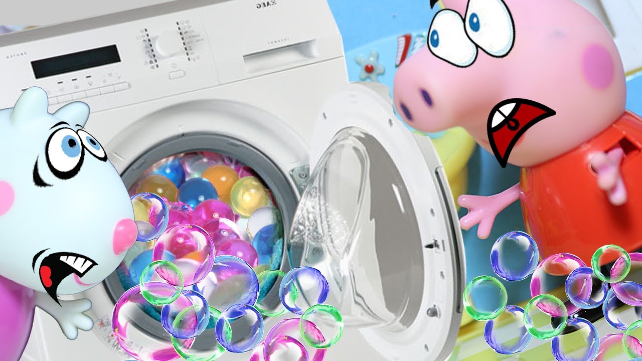 Svinka-Peppa-POSTIRALA-ORBIZ-Multik-iz-igrushek-Peppa-Pig