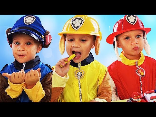 Learn-Colors-PAW-Patrol-Chase-Marshall-Skye-The-Finger-Family-Song-for-kids