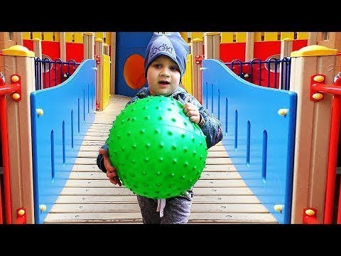 Funny-baby-play-on-the-Outdoor-playground-for-kids-Baby-songs-nursery-rhymes