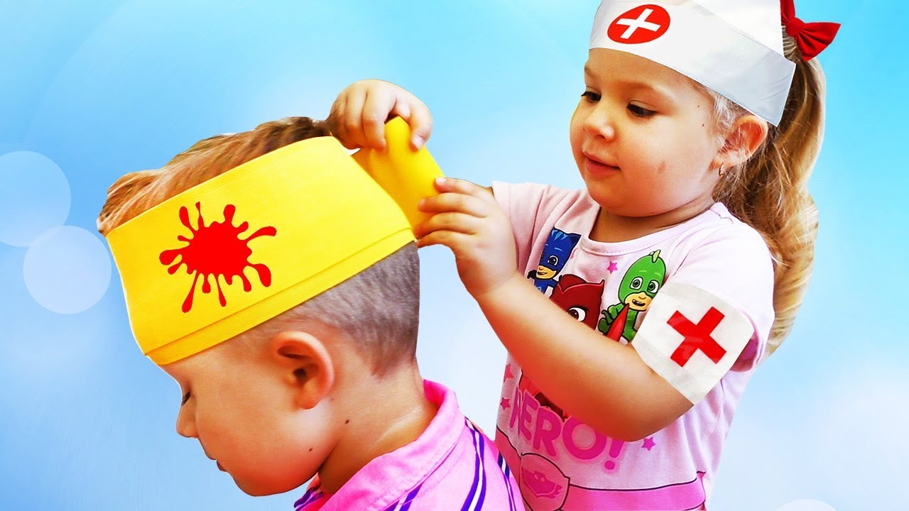 BAD-KIDS-PLAYING-DOCTOR-Family-Fun-Pretend-Play-Baby-Song-Nursery-Rhymes-for-Children