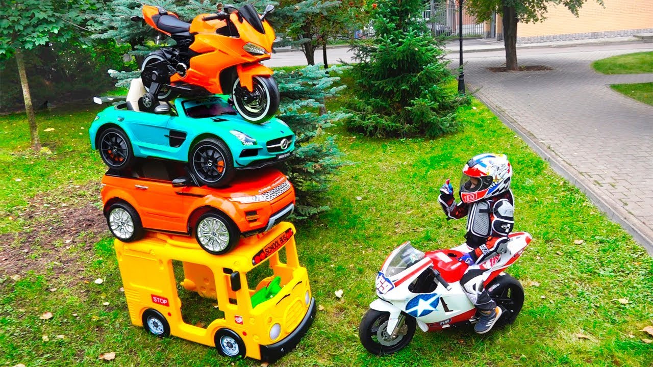 Bad-Kids-Power-Wheels-Cars-Johny-Johny-Yes-Papa-Baby-Songs-Nursery-Rhymes-for-Children