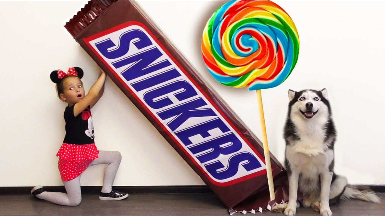 Bad-Kids-vs-Giant-Candy-Accident-Johny-Johny-Yes-Papa-Song-Nursery-Rhymes-Song-for-Children-Babies