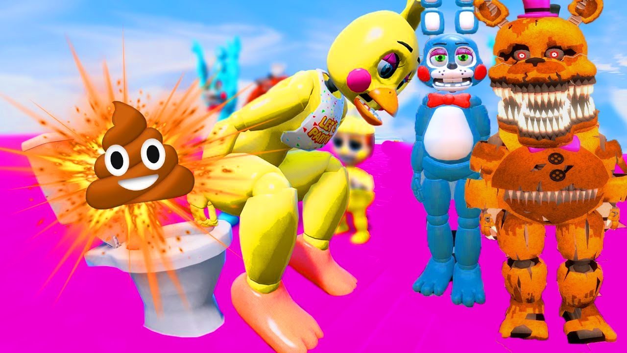 CHTO-BUDET-ESLI-OBOSRALIS-ANIMATRONIKI-FNAF-Majnkraft-v-Realnoj-zhizni-Video-Dlya-detej-Multik-Deti