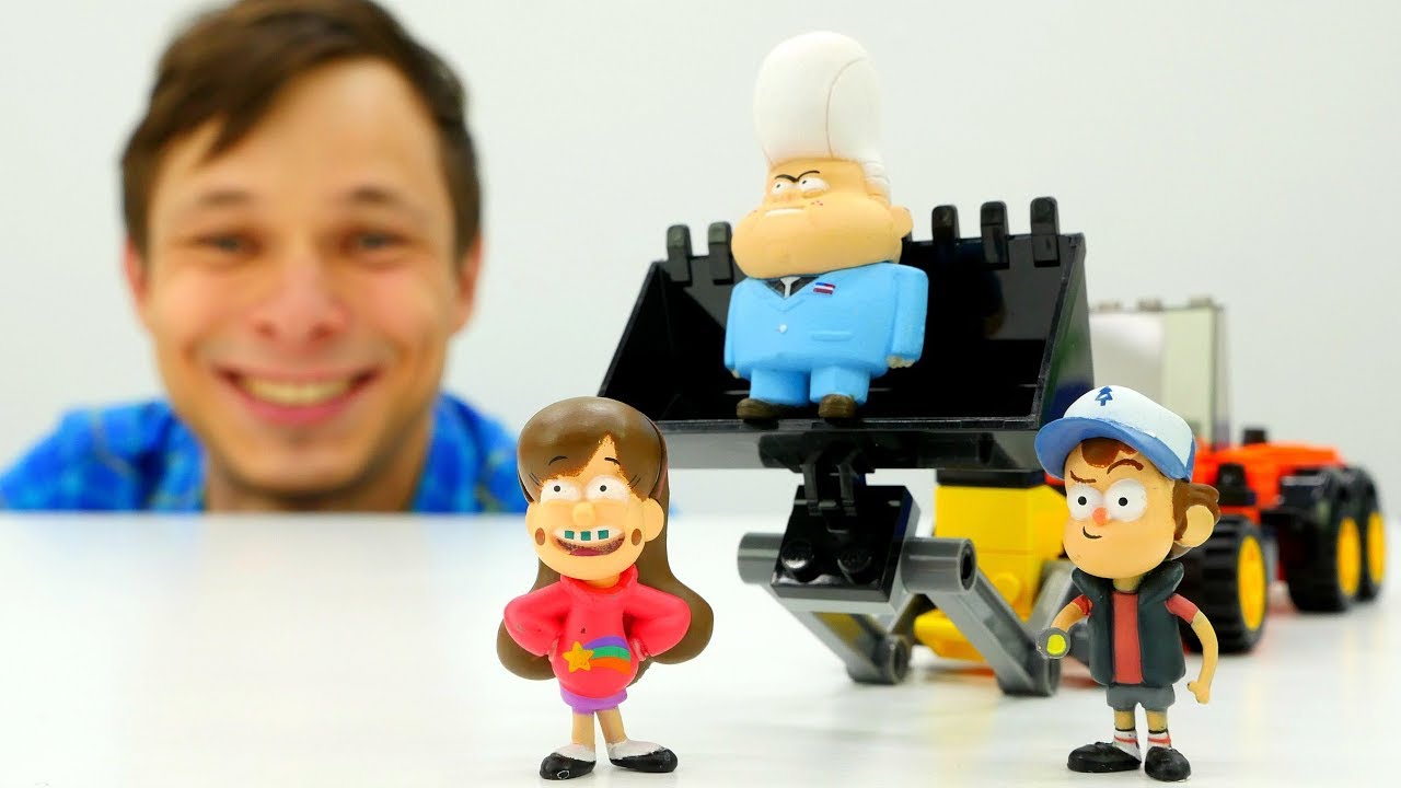 Igry-dlya-detej.-Mejbl-v-plenu-Gideona-Super-Mashinka-dlya-Dipper-Video-igrushki-GravitiFolz