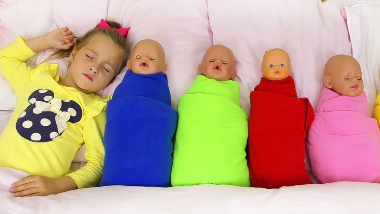 Learn-Colors-with-Baby-Dolls-Nursery-Rhymes-for-Kids-Toddlers-and-Babies-Are-you-sleeping-song