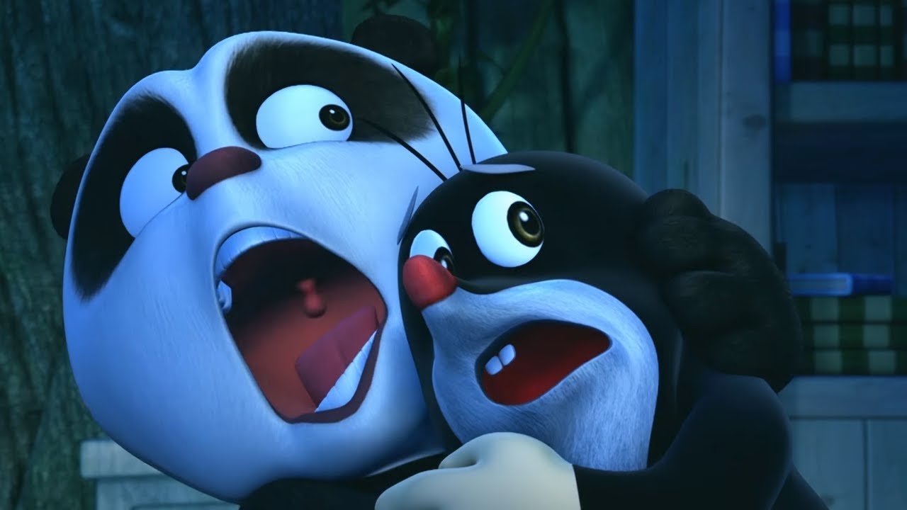 Multiki-dlya-detej-Krotik-i-Panda-Palochki-dlya-edy-Peshhernyj-monstr-Novye-serii-2017