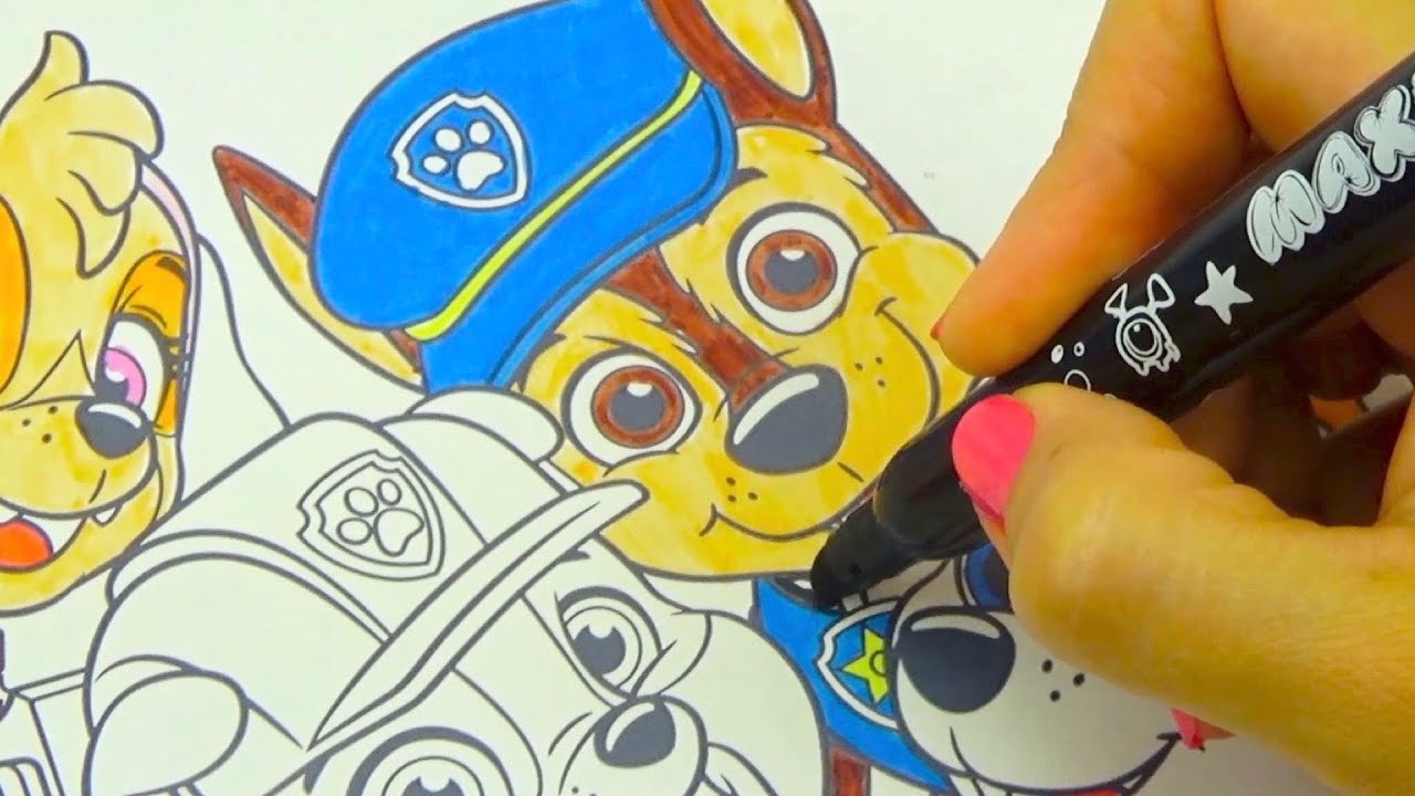 SHHenyachii-patrul-raskraska-Raskraska-dlya-detei-Geroi-multika-SHHenyachii-patrul-Razvivayushhee-video