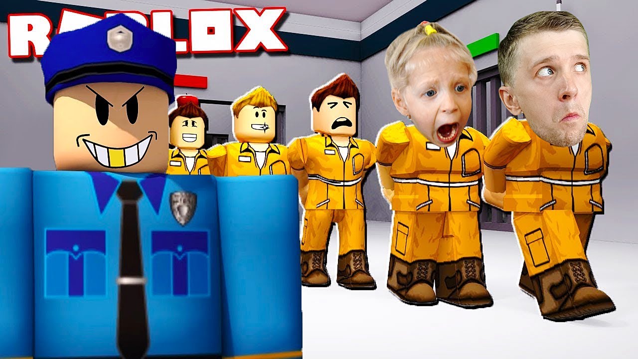 Tyurma-i-POLITSIYA-v-ROBLOX-Sovershaem-Pobeg-s-Milanoj-iz-tyurmy-v-Robloks-priklyuchenie-mult-geroya