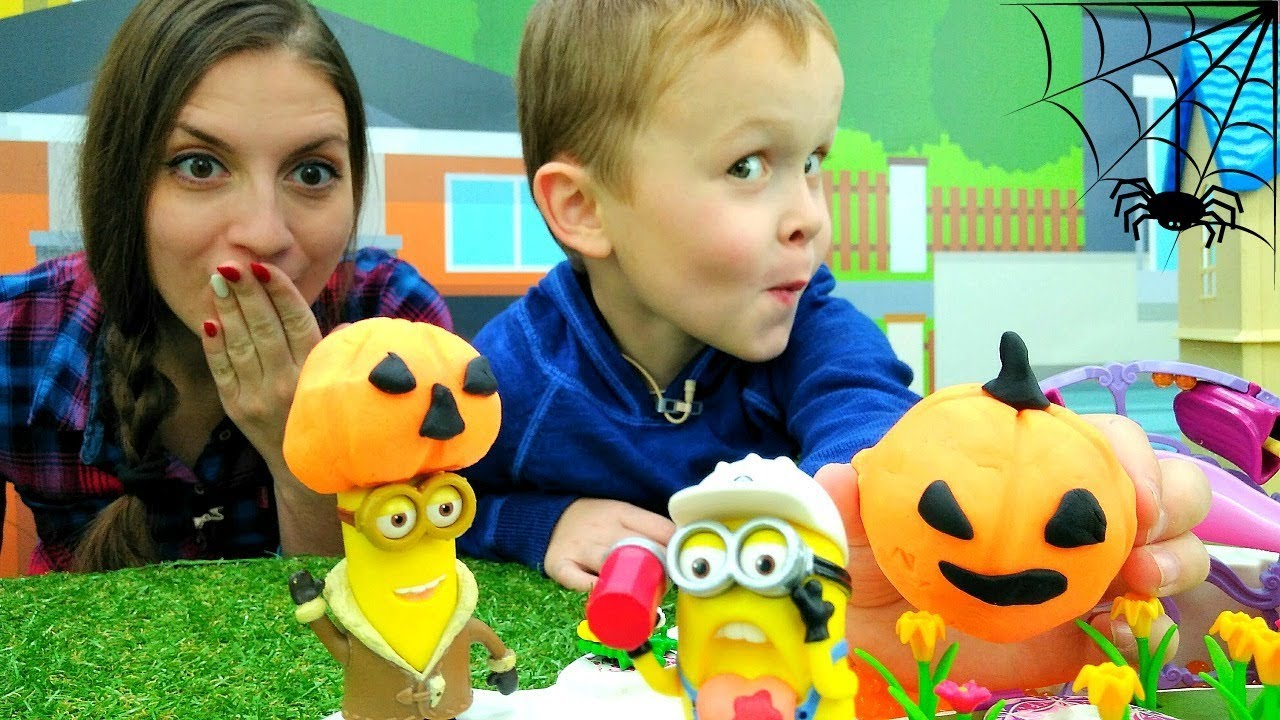 Video-igrushki-Minony-Vecherinka-HELLOUIN-SvoimiRukami-Podelki-dlya-detej-Igry-DetiiRoditeli