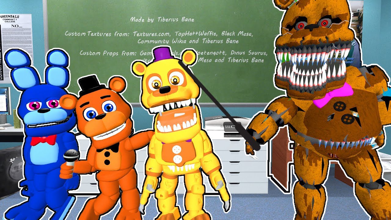 ANIMATRONIK-SHKOLA-MONSTROV-DEVUSHKA-NUB-FNAF-Majnkraft-v-Realnoj-zhizni-Video-Dlya-detej-Multik-Deti