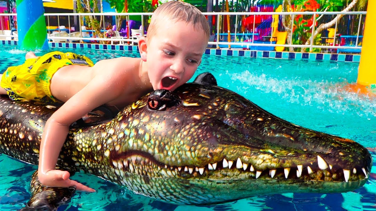 Bad-Kids-Giant-Crocodile-Johny-Johny-Yes-Papa-Song-Nursery-Rhymes-Learn-Colors-for-Children