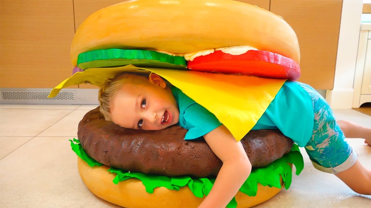 Bad-Kids-Giant-McDonalds-Accident-Johny-Johny-Yes-Papa-Song-Nursery-Rhymes-Song-for-Children