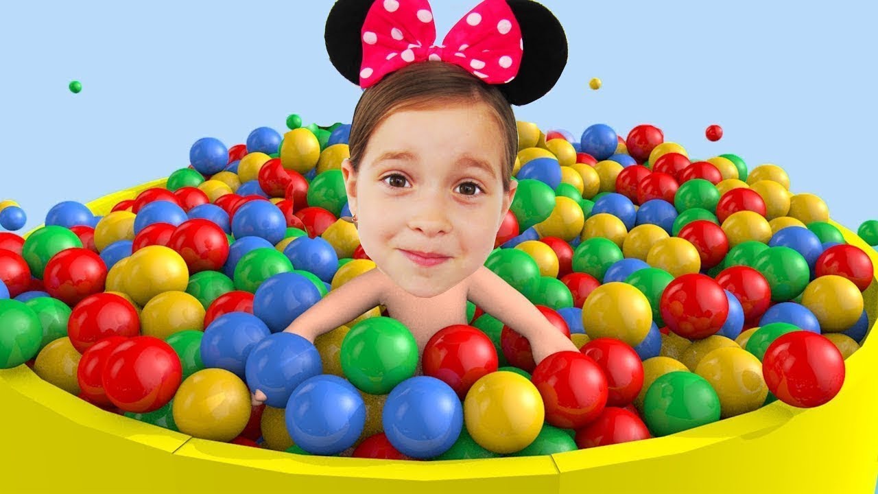 Learn-colors-with-Baby-and-balls-for-kids-Toddlers-Songs-Finger-Family-and-Nursery-Rhymes-Funny-kid