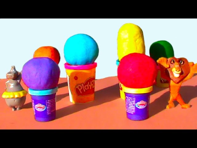 Madagaskar-na-russkom-YAjtsa-syurpriz-PlejDo-Play-Doh-igrushki
