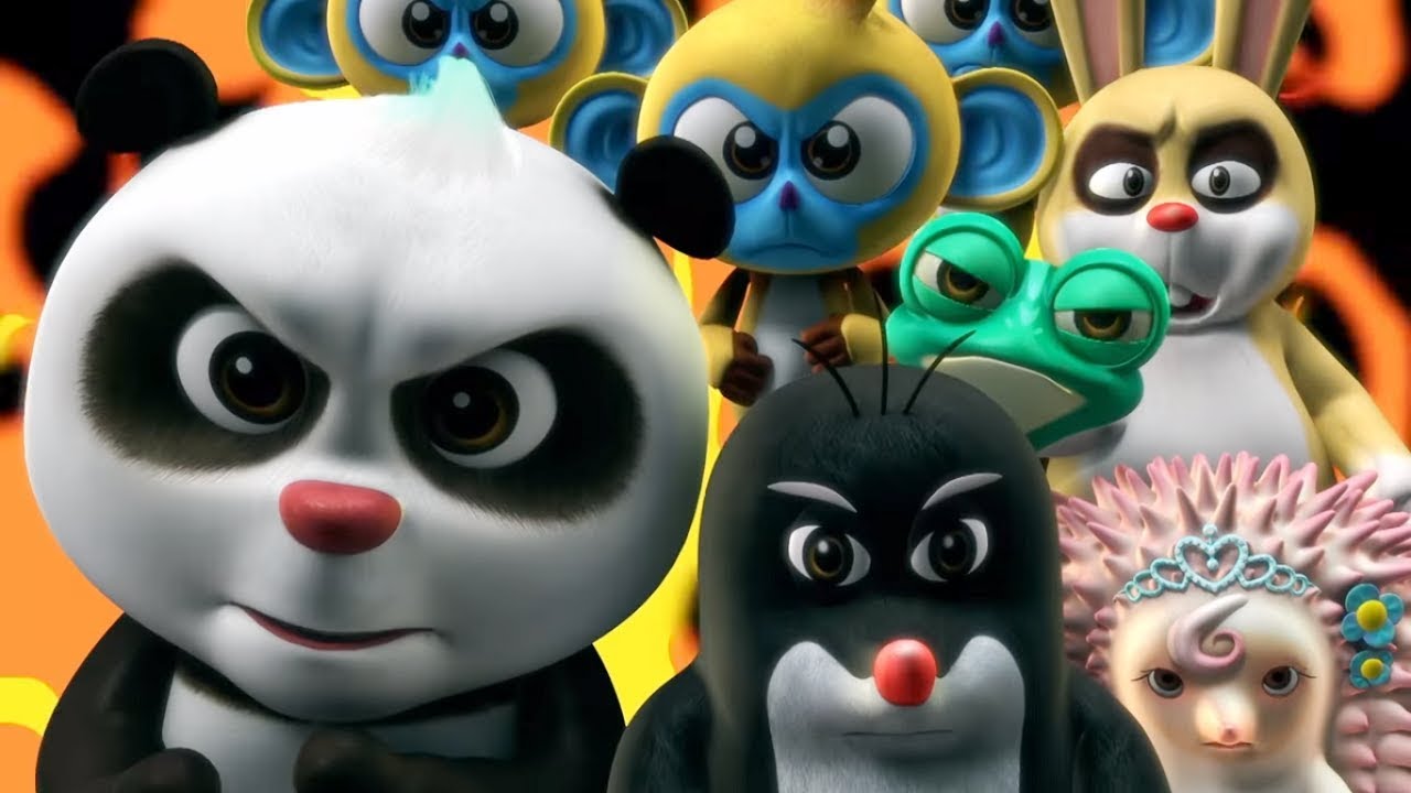 Multiki-dlya-detej-Krotik-i-Panda-Boltunya-Lopata-Krotika-Novye-multfilmy-2017