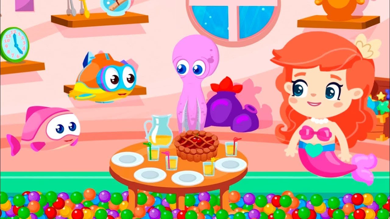 Multiki-dlya-detej-RUSALOCHKA-Bibabu-i-YAjtsa-s-syurprizami-Pirog-dlya-druzej-Multfilm-Bibabu