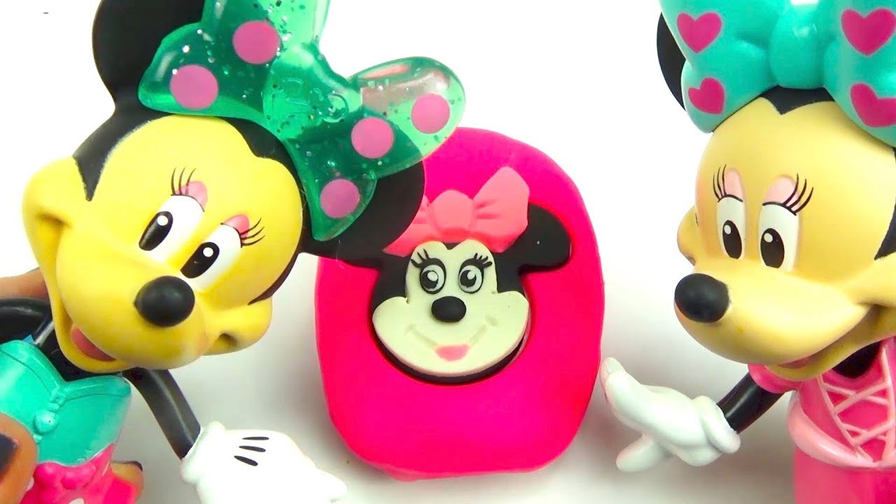 Plastilin-plei-do-lepim-morozhenoe-s-Minni-maus-hellou-kitti-shhenyachii-patrul-Detskii-kanal-Igru