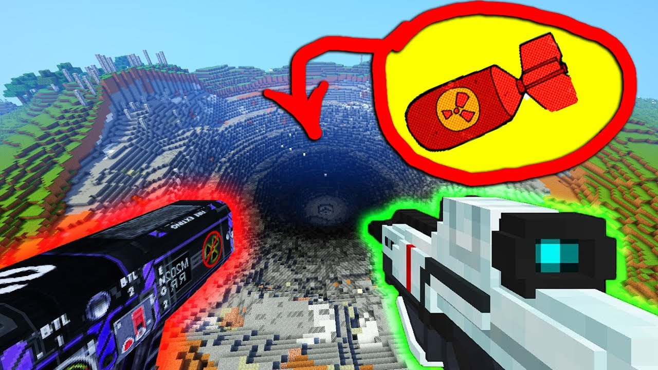 MAJNKRAFT-ORUZHIE-MOD-KAK-SDELAT-ORUZHIE-I-ZASHHITA-NUBA-ZOMBI-APOKALIPSIS-OBZOR-MODA-MINECRAFT-MODS