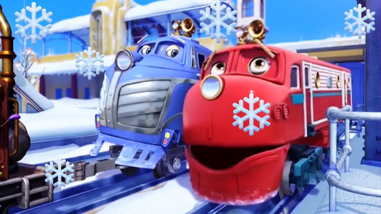 Multiki-pro-poezda-Parovoziki-iz-CHaggingtona-Zima-i-drugie-serii-podryad-Sbornik