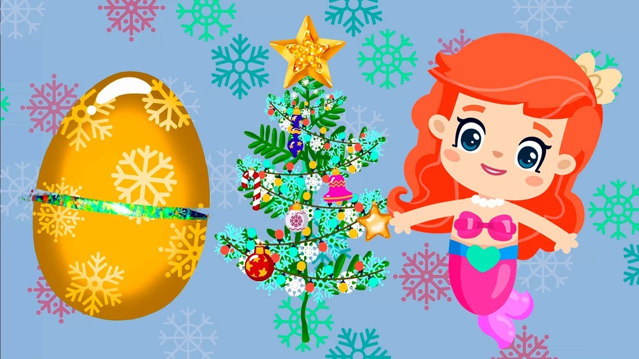 Novogodnie-multiki-Rusalochka-Bibabu-i-ee-druzya-Naryazhaem-yolochku