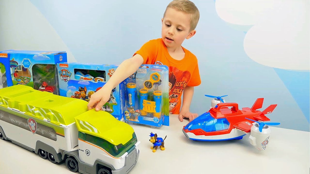 SHHenyachij-Patrul-Igrushki-Patrulevozy-Vezdehod-i-mnogoe-drugoe.-Video-dlya-detej-s-igrushkami-PAW-PATROL