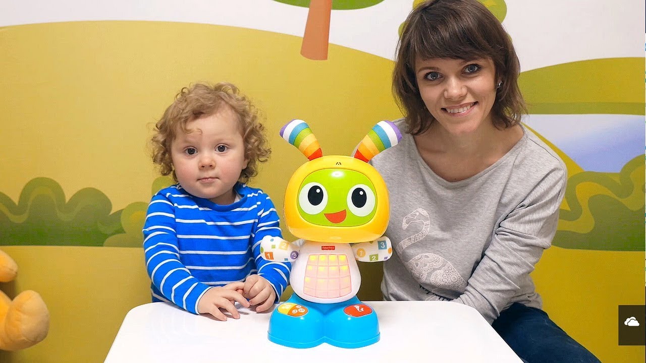BIBO-Interaktivnyj-Robot-Zajchik-i-malysh-Nikita-Razvivayushhee-video-dlya-samyh-malenkih-detej
