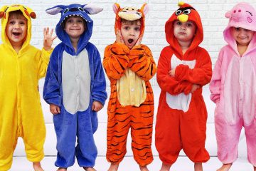 Learn-Colors-with-Five-Little-Babies-Jumping-On-The-Bed-Educational-Videos-Good-Song-for-kids