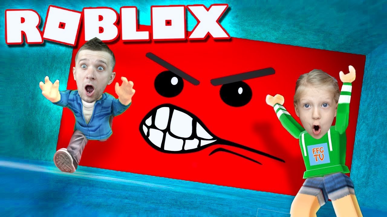 UBEGAEM-ot-STENY-ili-OPASNYJ-zloj-KVADRAT-v-ROBLOX-vyzhivanie-FFGTV-igrovoj-letsplej-ot-papy-i-Milany