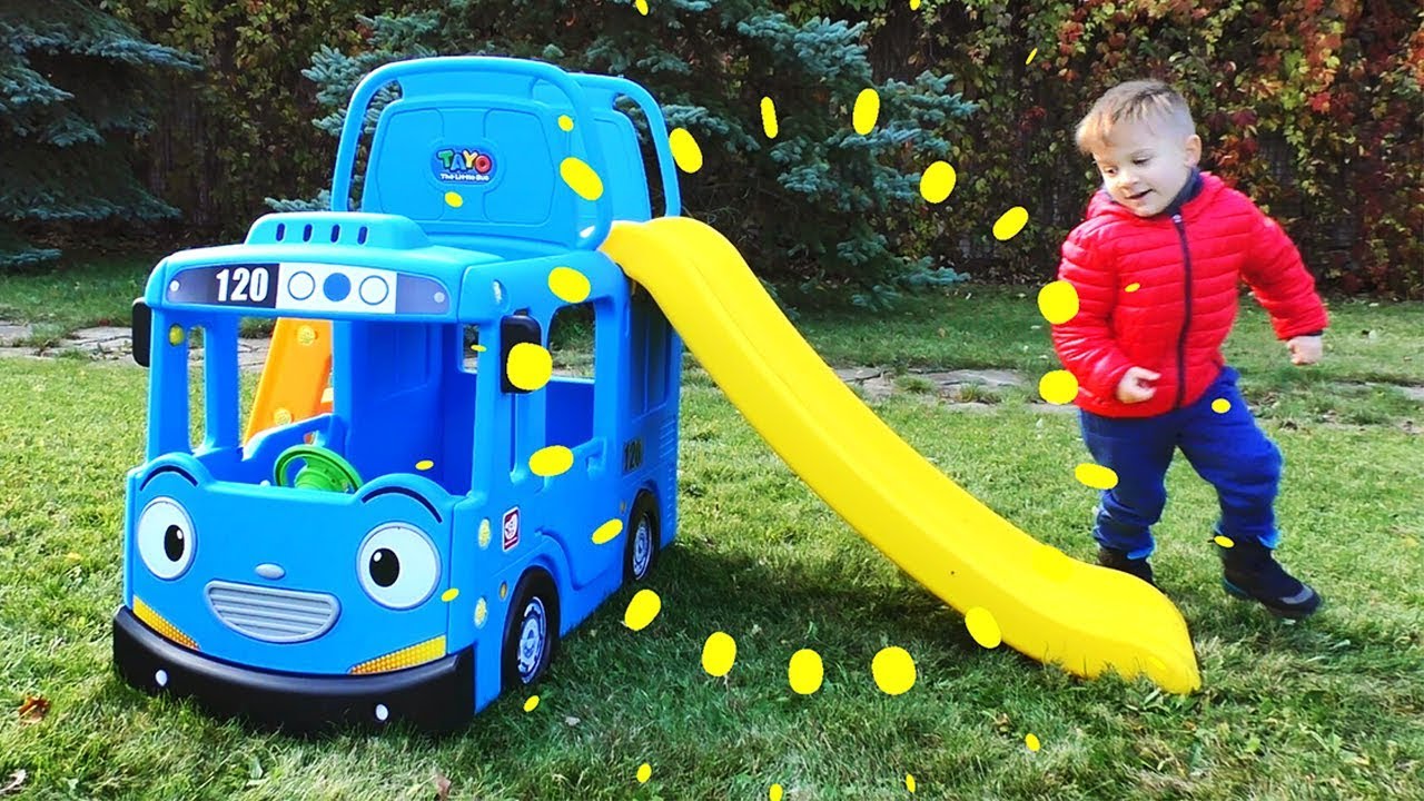 Wheels-On-The-Bus-Song-Funny-Playground-for-kids-and-Nursery-Rhymes-Songs-for-children-and-babies