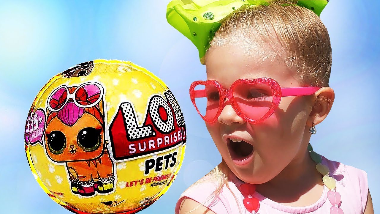 Diana-Little-Mommy-Pretend-play-with-LOL-Surprise-for-kids-video