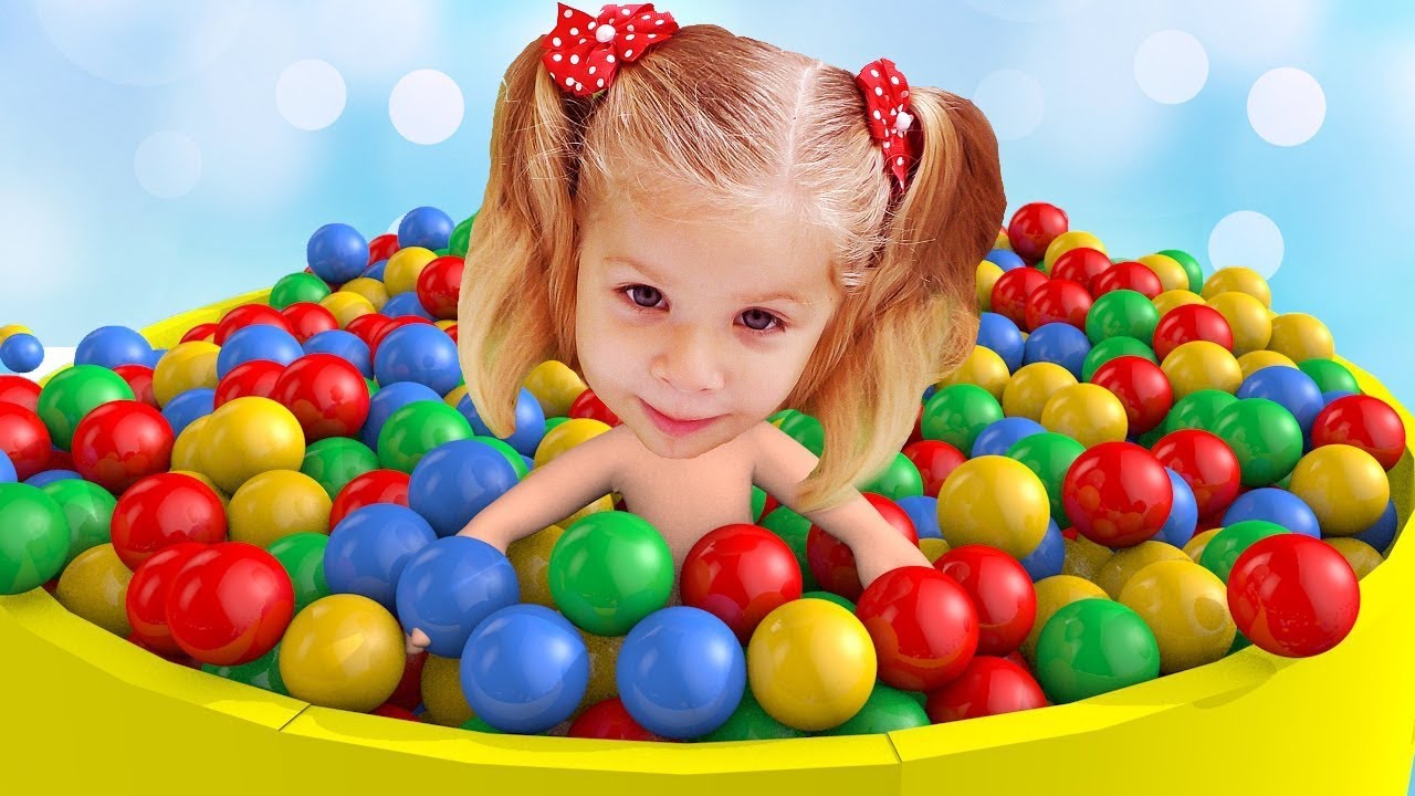 Diana-playing-and-learn-colors-with-balls-Songs-Finger-Family-and-Nursery-Rhymes-for-Kids