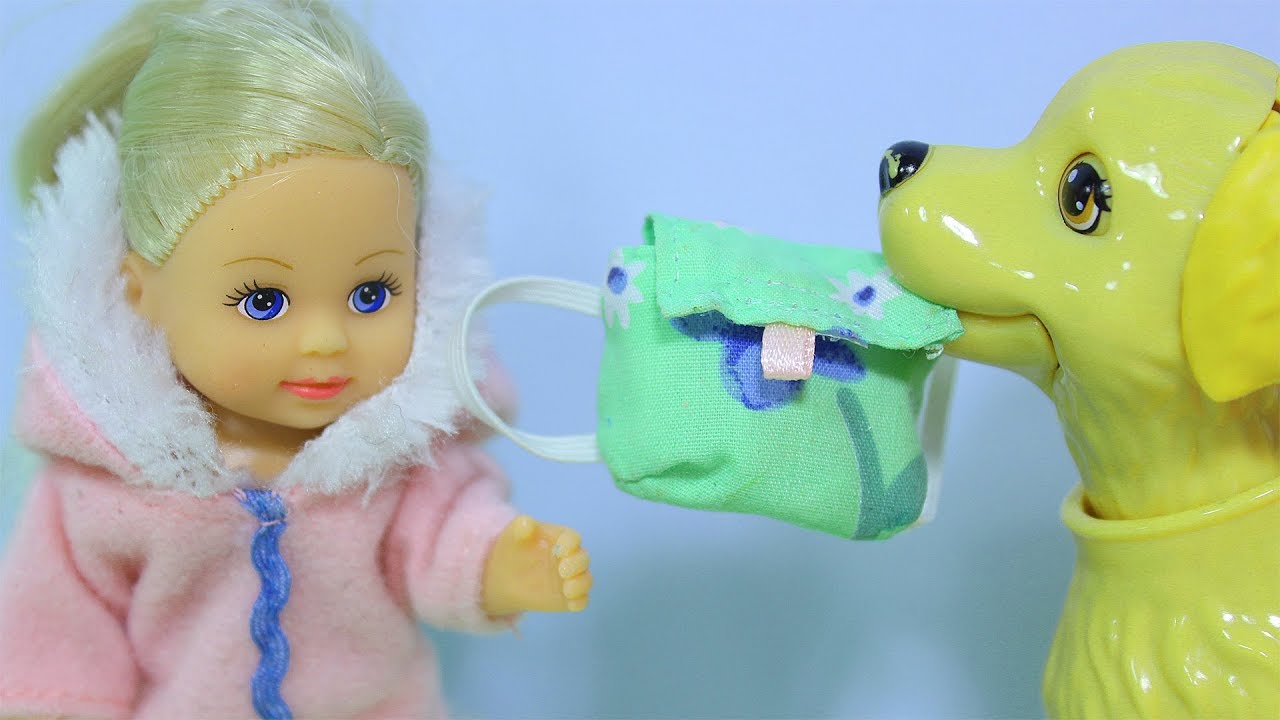 Evi-idet-v-SHkolu-Kukla-s-Sobachkoj-Multik-dlya-detej