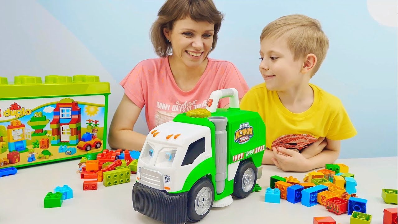 MASHINKI-vse-serii-podryad-bez-ostanovki-Luchshie-serii-Musorovoz-Mister-Dasti-i-Danik-Pro-mashinki