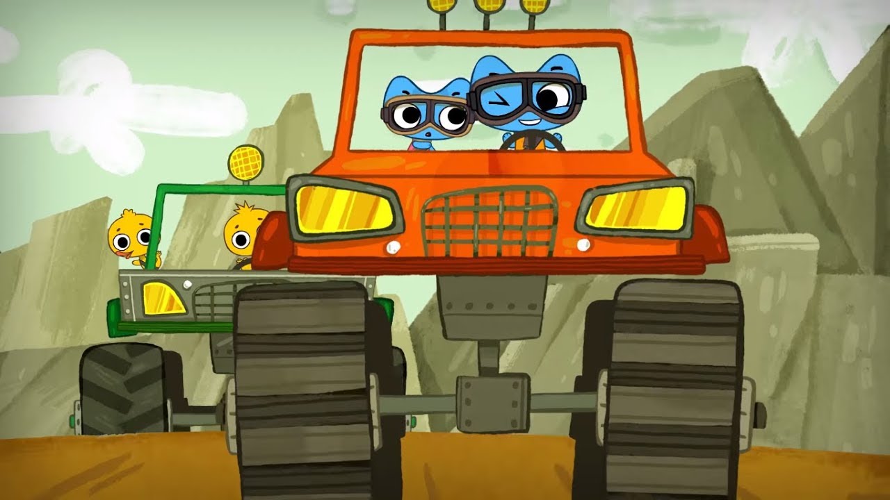 Multiki-Kotiki-vperyod-Nastoyashhaya-pobeda-Veselye-multfilmy-pro-mashinki-i-gonki