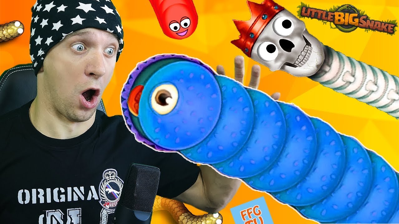 OGROMNAYA-ZMEYA-v-igre-Little-big-snake-Smeshnye-Momenty-srazheniya-zmej-ot-FFGTV-Veselyj-Letsplej