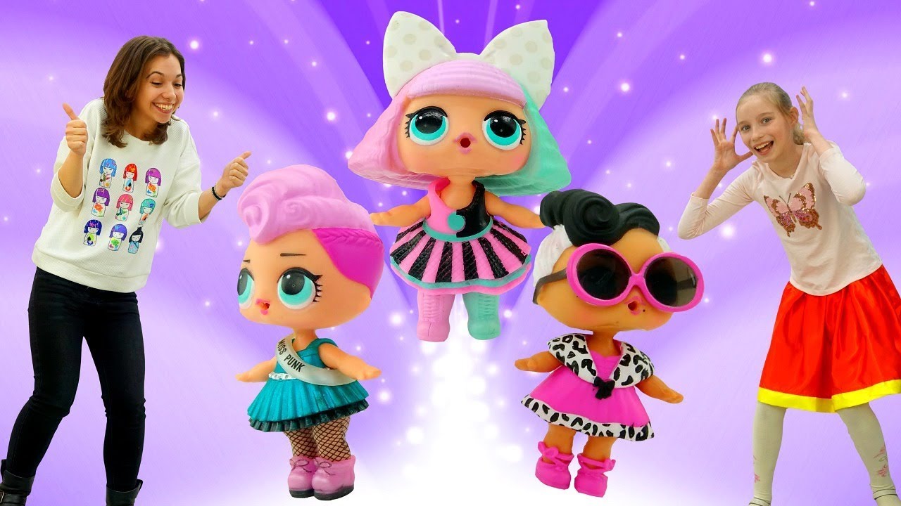 Vecherinka-dlya-kukol-Lol-Video-raspakovka-Lol-syurpriz