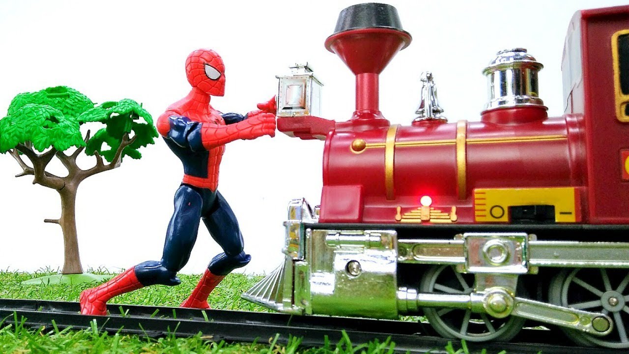 CHelovek-Pauk-mashinist-poezda-Video-dlya-detej-pro-professii