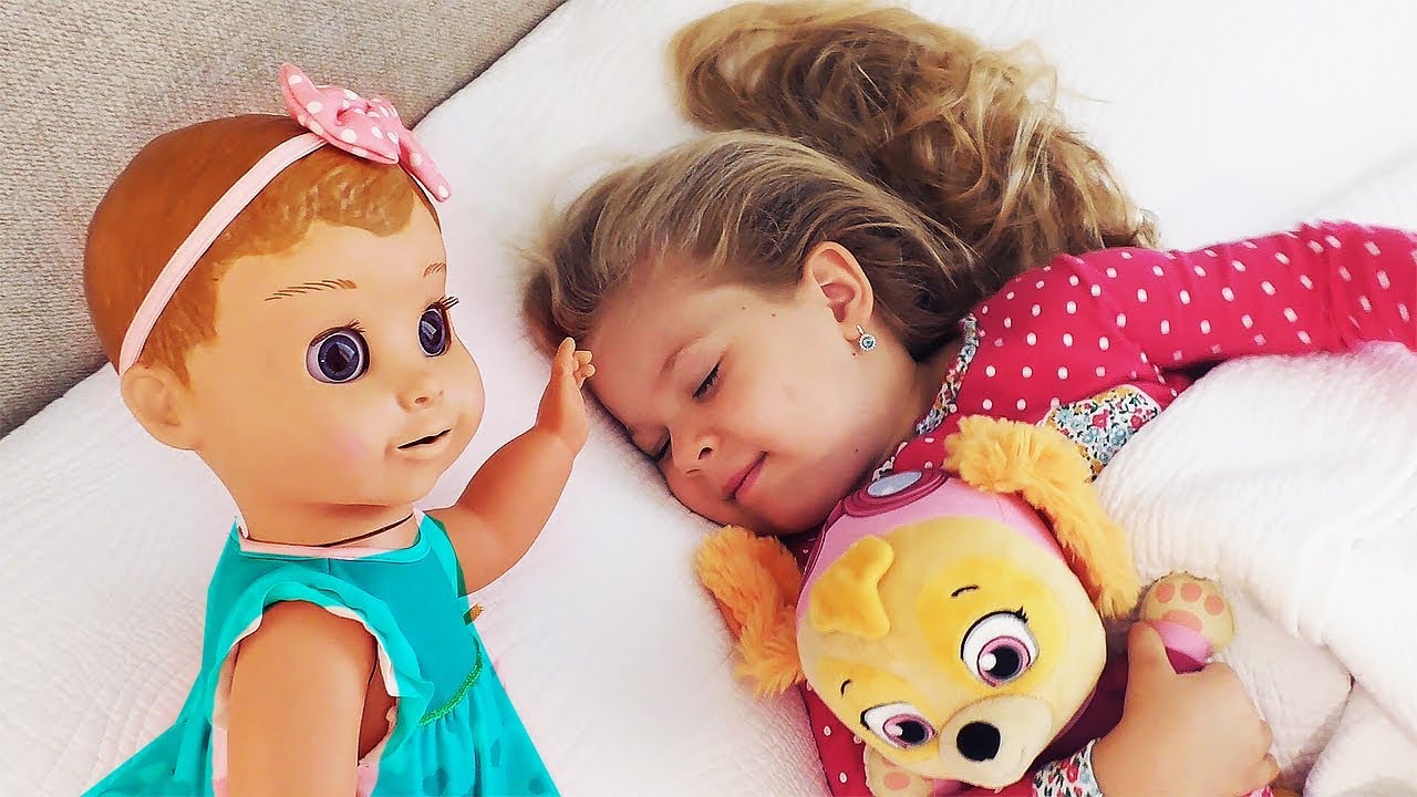 Diana-pretend-play-with-Baby-Doll-Funny-videos-compilation-by-Kids-Diana-Show