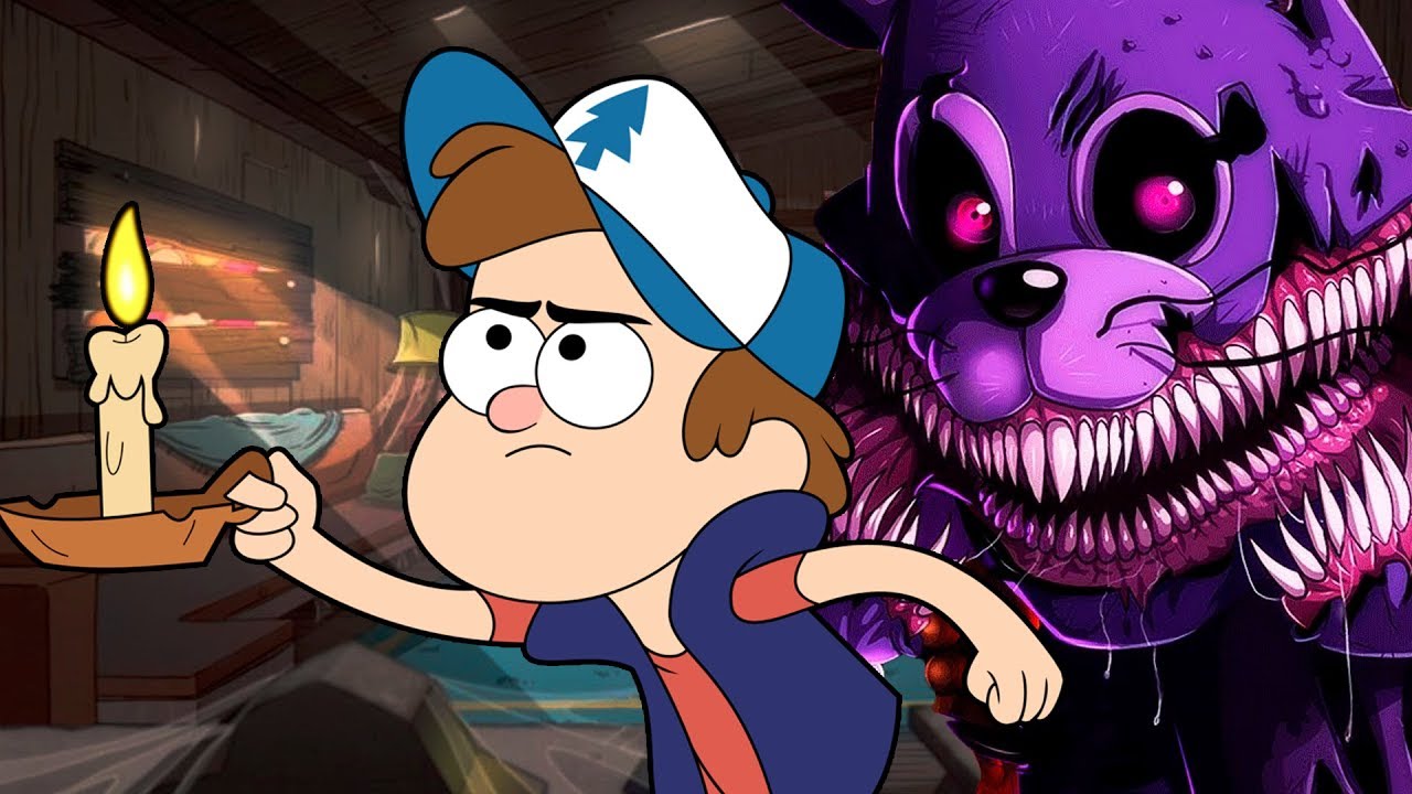 Dipper-Spasaetsya-ot-Animatronika-v-Graviti-Folz-Majnkraft-Vyzhivanie-i-Uzhasy-FNAF-Video-Minecraft
