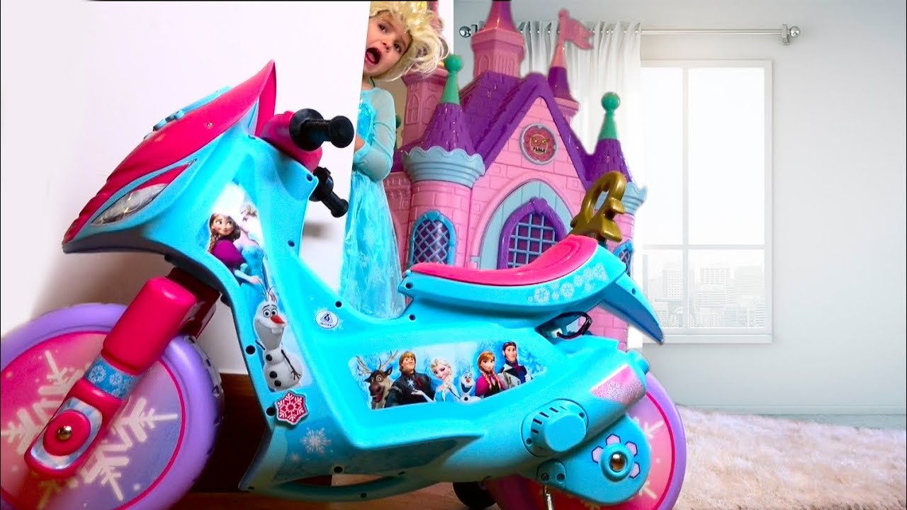 Disney-Princess-Katya-s-kuklami-Cry-Baby-Dolls-Zamok-Printsess-Kids-Pretend-Play-Unicorn-ride-on