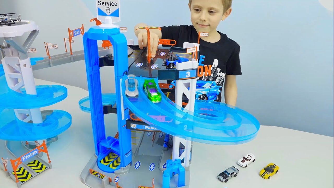 MASHINKI-vse-serii-podryad-Garazhi-Treki-Parkingi-Gonki-Video-dlya-detej-pro-Mashinki