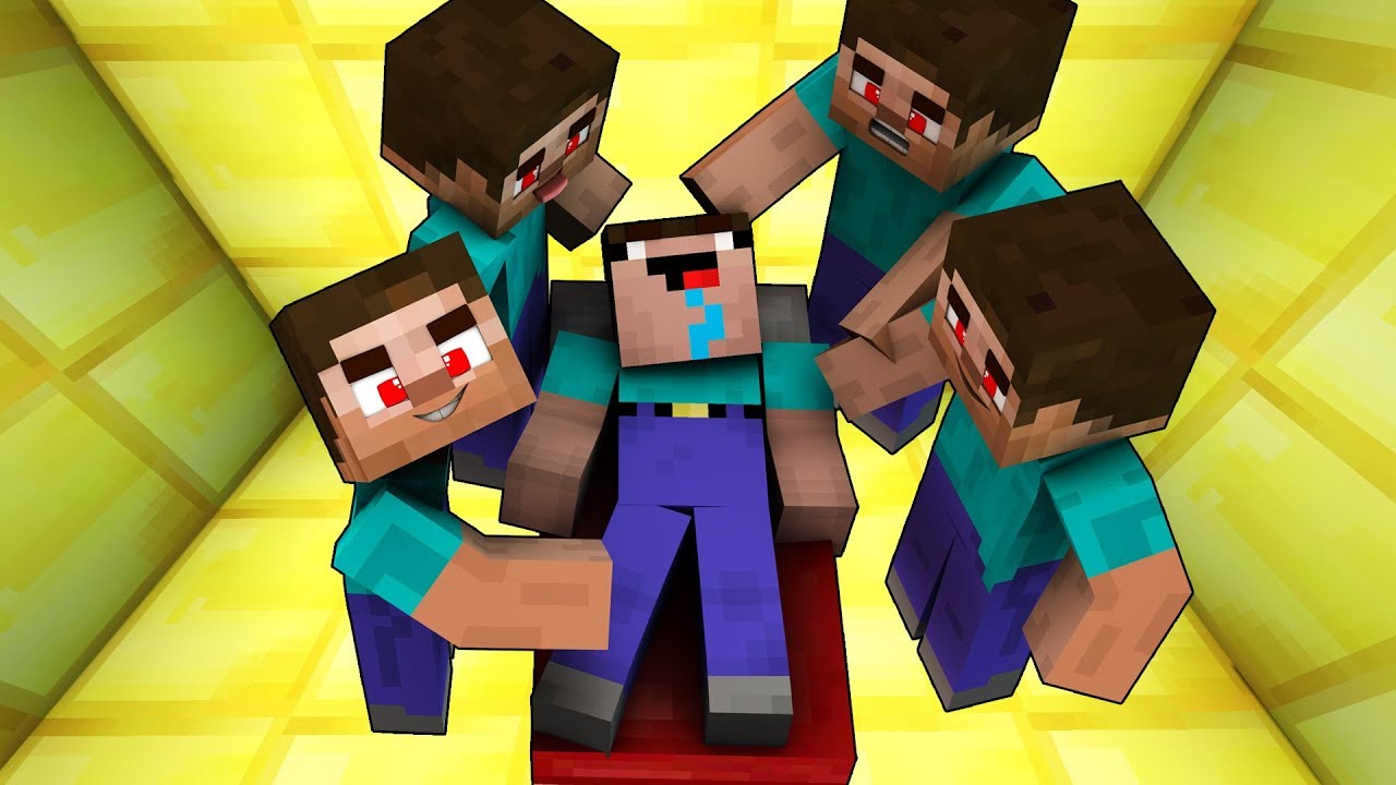 NUB-PROTIV-HEROBRIN-MAJNKRAFT-TROLLING-NEVIDIMKOJ-V-MAJNKRAFTE-MINECRAFT-Video-Multik-dlya-detej