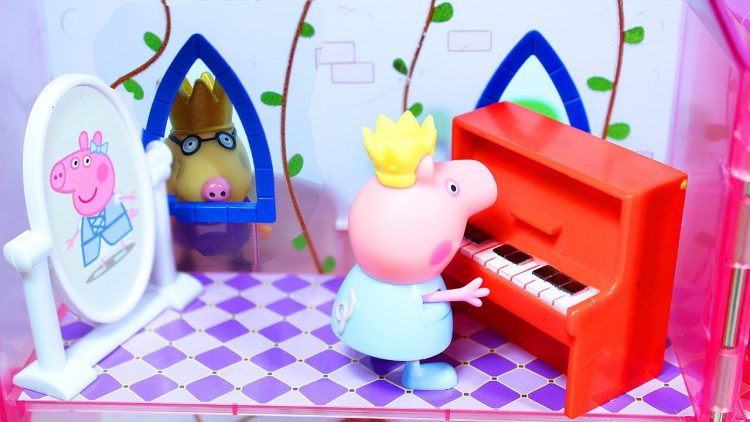 Peppa-Pig-Princess-Peppa-is-pianist-Morning-routine-Peppa-Printsessa-Peppa-dayot-kontsert